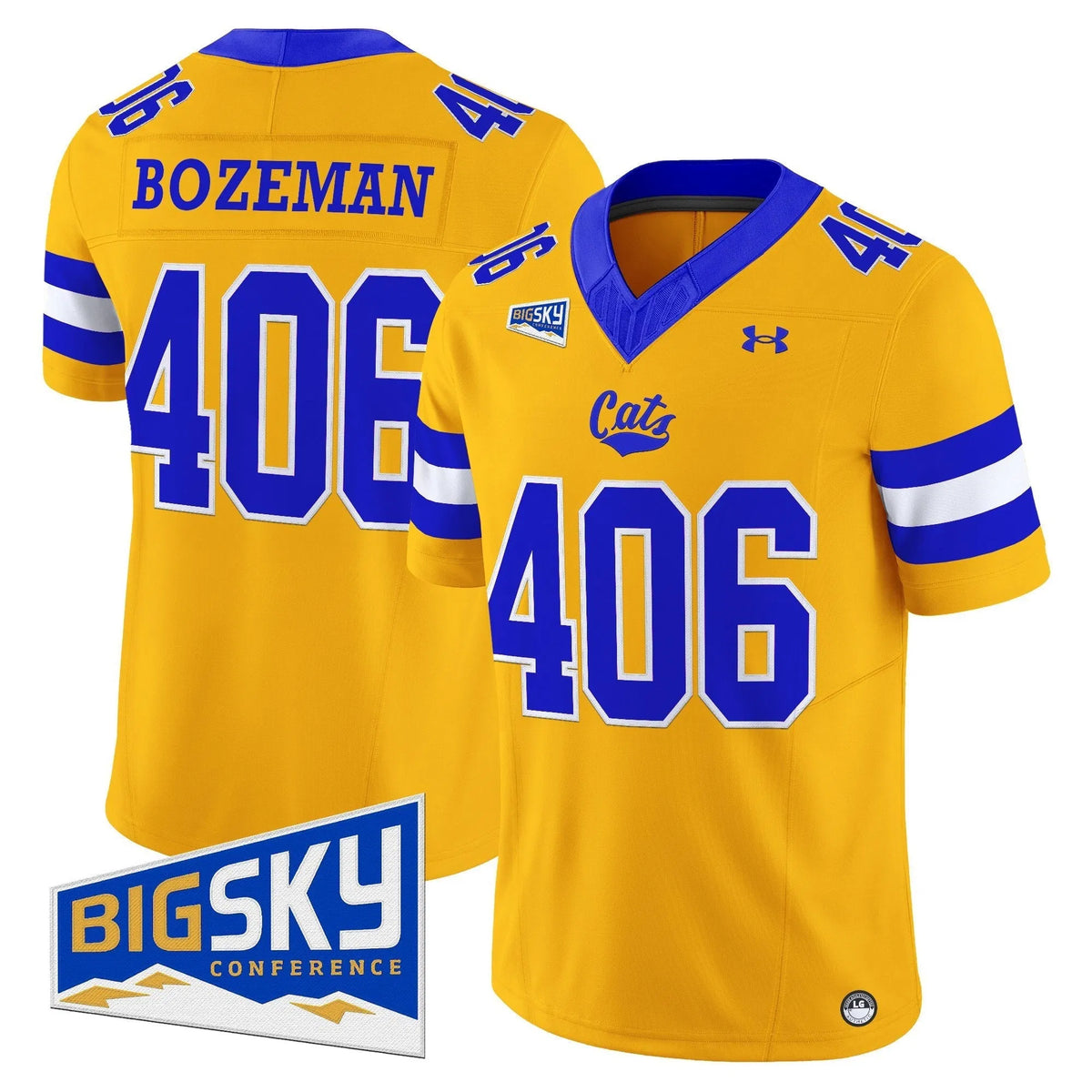 Personalized MSB 2026 Vapor Limited Jersey - Gold / Bozeman 406 Stitched