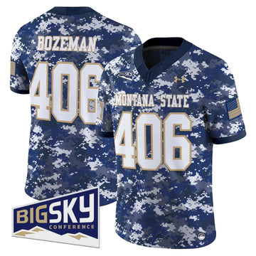 Personalized MSB 2026 Vapor Limited Jersey - Camo / Bozeman 406 Stitched