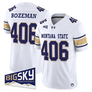 Personalized MSB 2026 Vapor Limited Jersey - White / Bozeman 406 Stitched
