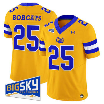 Personalized MSB 2026 Vapor Limited Jersey - Gold / #25 Bobcats Stitched