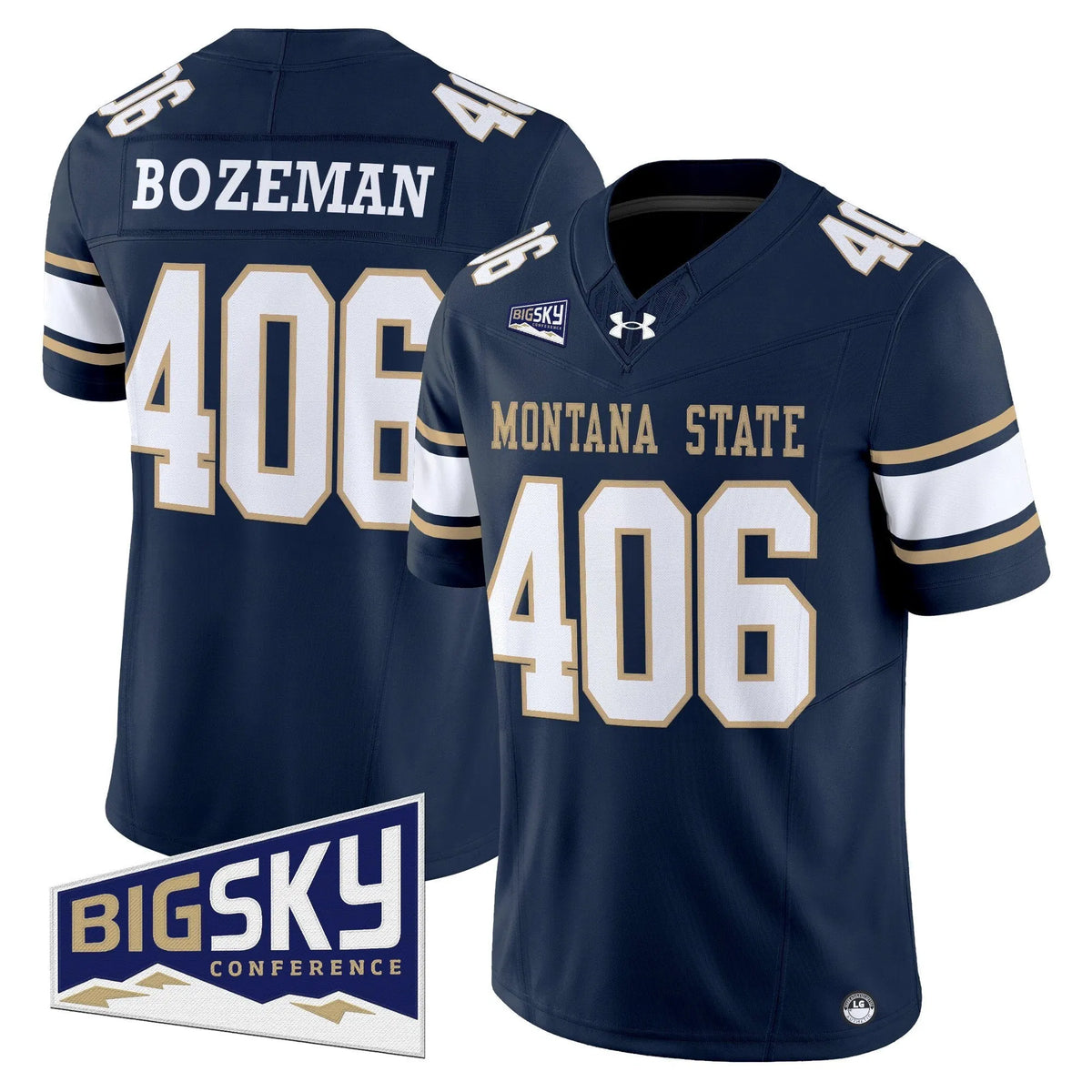 Personalized MSB 2026 Vapor Limited Jersey - Navy / Bozeman 406 Stitched