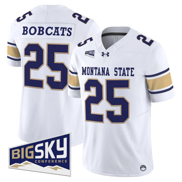 Personalized MSB 2026 Vapor Limited Jersey - White / #25 Bobcats Stitched