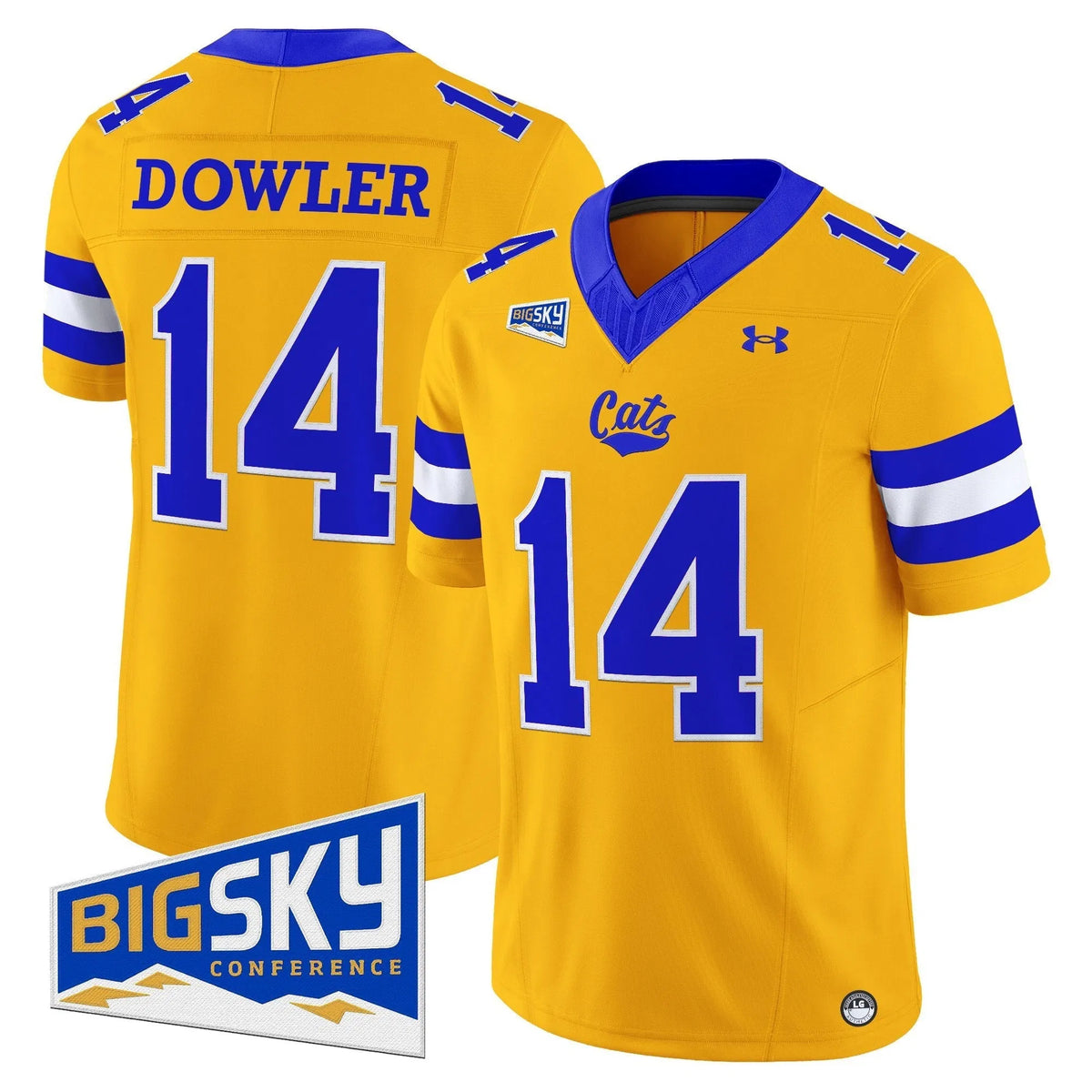 Personalized MSB 2026 Vapor Limited Jersey - Gold / Taco Dowler Stitched