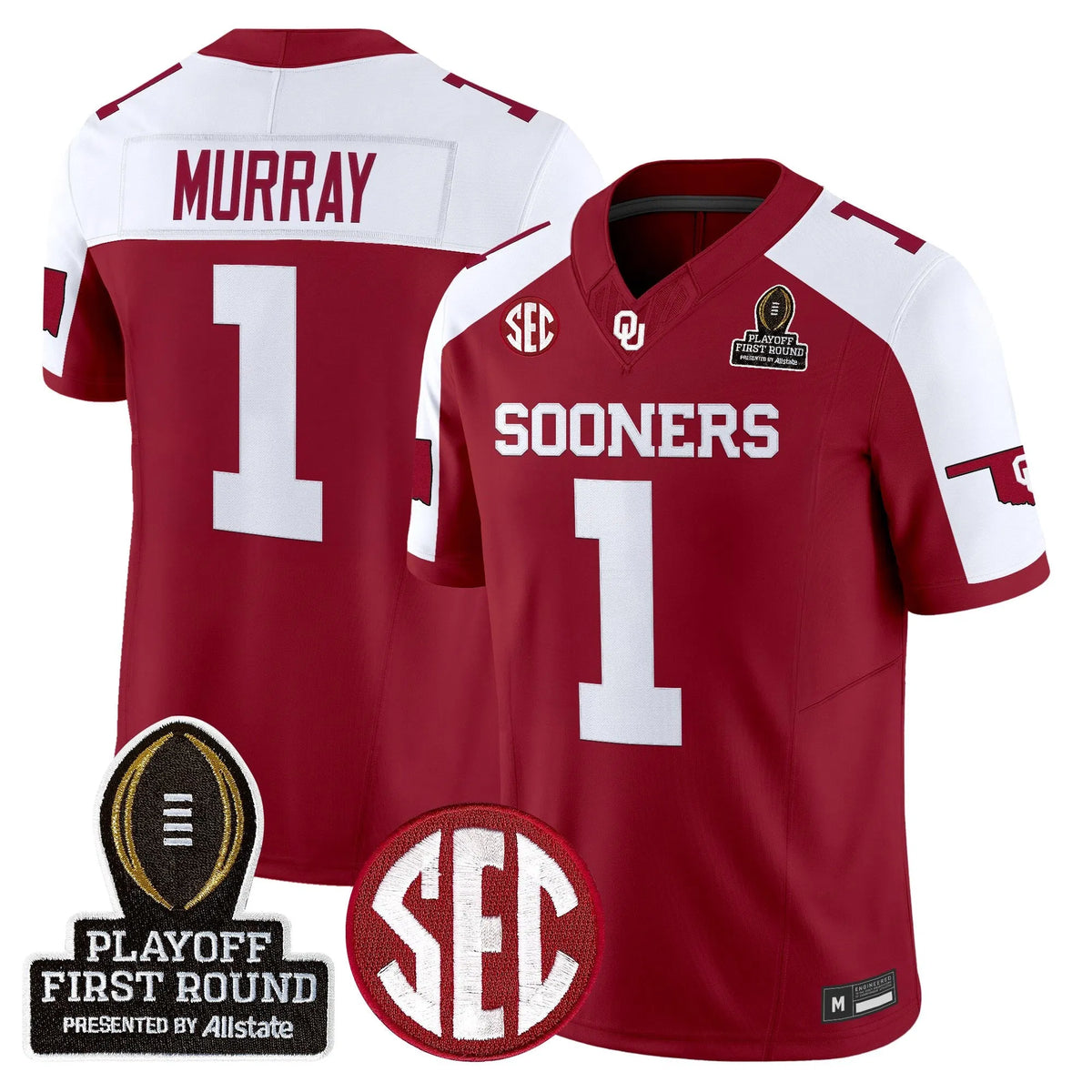 Personalized OU 2026 Playoff First Round Vapor Limited Jersey - Alternate / Kyler Murray Stitched