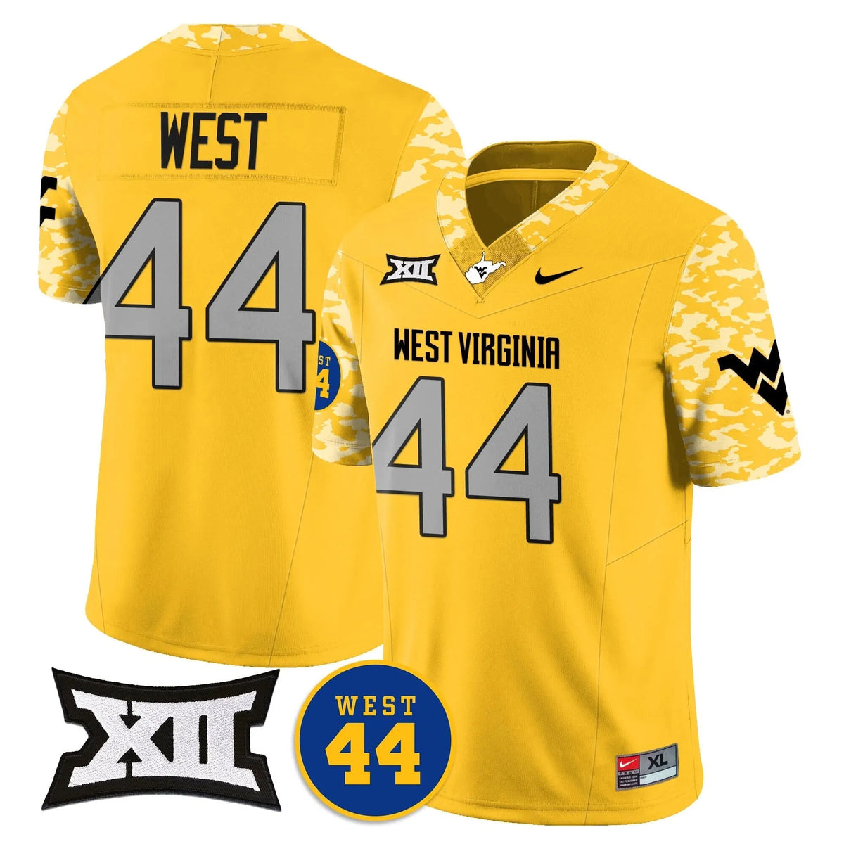 Personalized WVM 2026 Vapor Limited Jersey  - Honor Jerry West - Gold / Jerry West Stitched