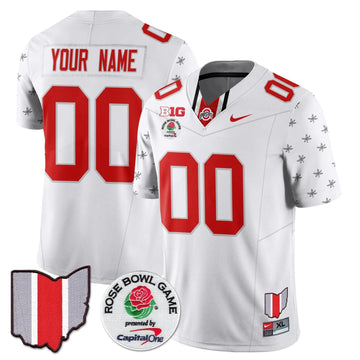 Personalized OSB 2026 Rose Bowl Vapor Limited Custom Jersey - White Limited Stitched