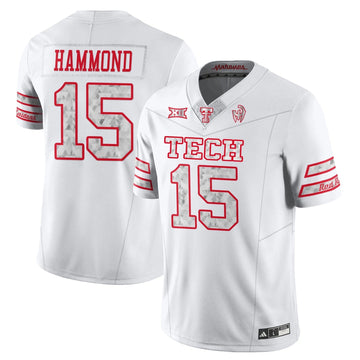 Personalized Texas Tech Football GalvanICED Jersey - Will Hammond Stitched