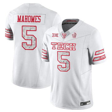Personalized Texas Tech Football GalvanICED Jersey - Patrick Mahomes #5 Stitched