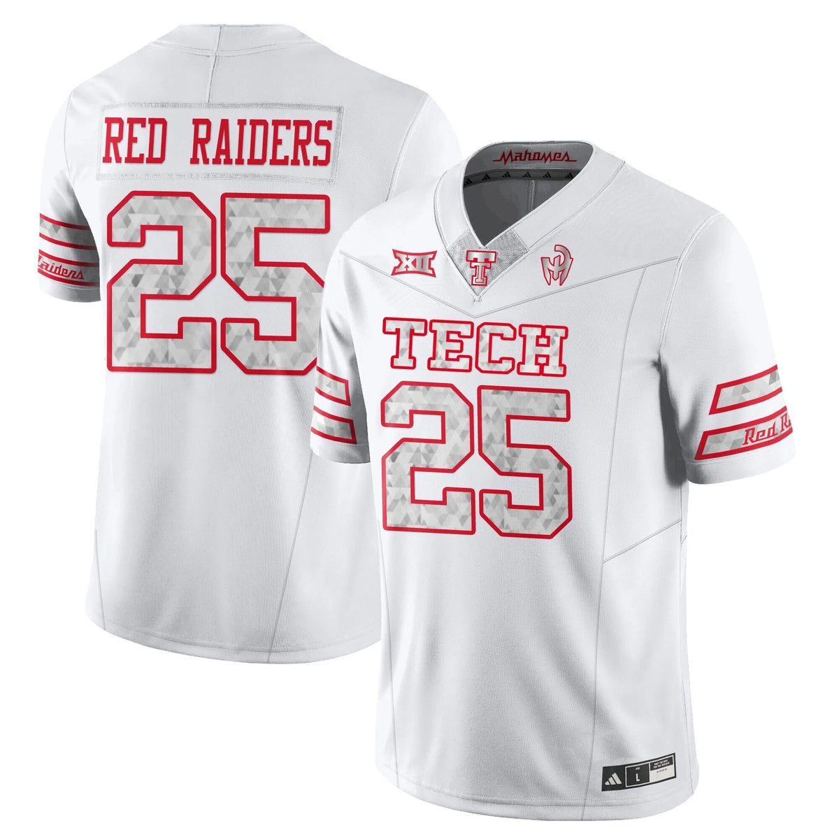 Personalized Texas Tech Football GalvanICED Jersey - Red Raiders Stitched