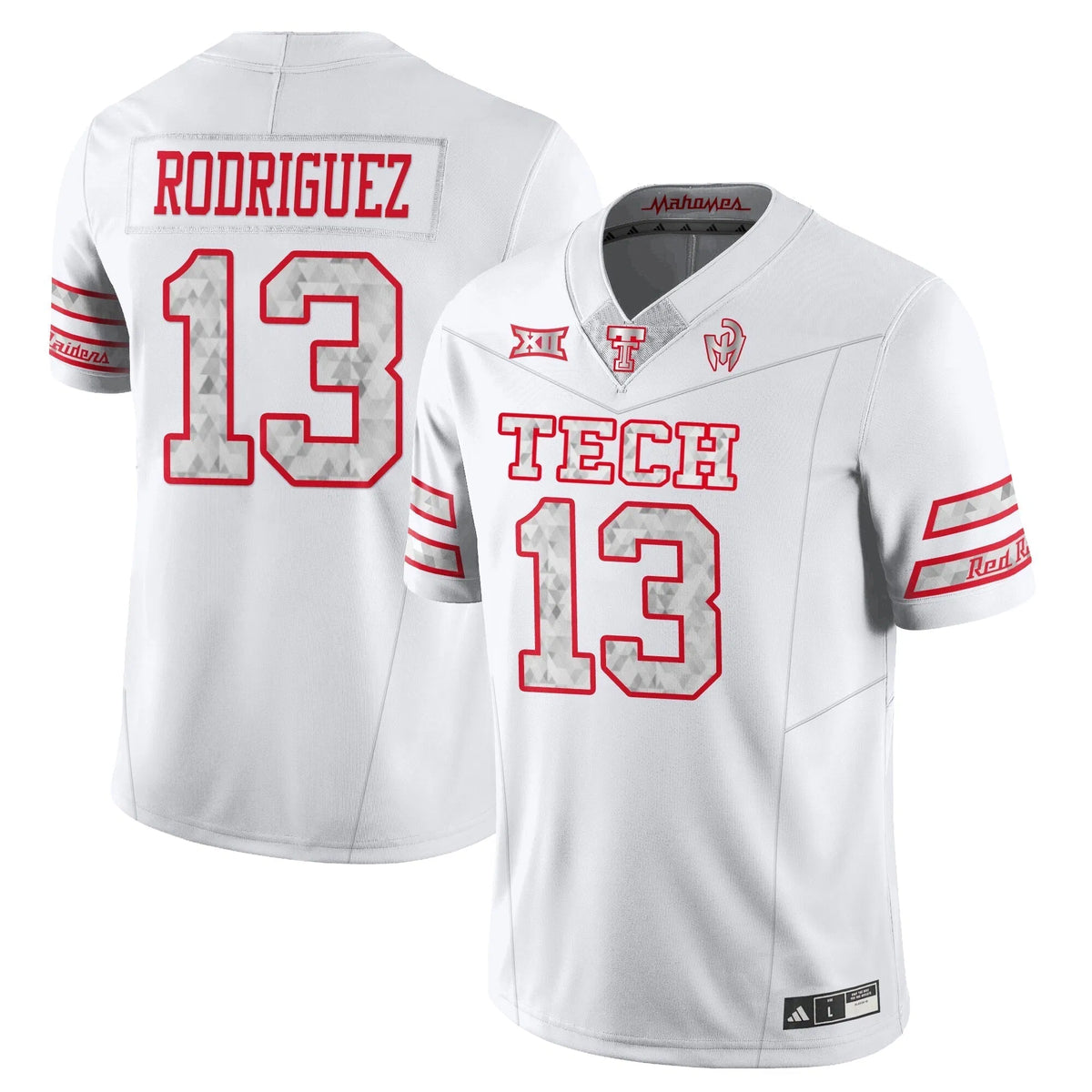 Personalized Texas Tech Football GalvanICED Jersey - Jacob Rodriguez Stitched