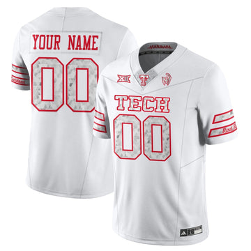Personalized Texas Tech Football GalvanICED Custom Jersey Stitched