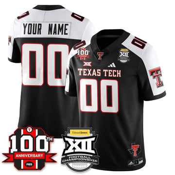 Personalized Custom TTU Vapor Limited Jersey - Edward Jones Champions - Black Alternate Stitched