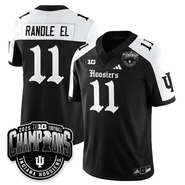 Personalized IND Gothic Vapor Limited Football Jersey - Big 10 Champions - Alternate / Randle El - 11 Stitched
