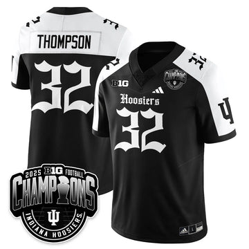 Personalized IND Gothic Vapor Limited Football Jersey - Big 10 Champions - Alternate / Anthony Thompson - 32 Stitched
