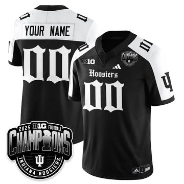 Personalized IND Gothic Vapor Limited Football Custom Jersey - Big 10 Champions - Alternate Stitched