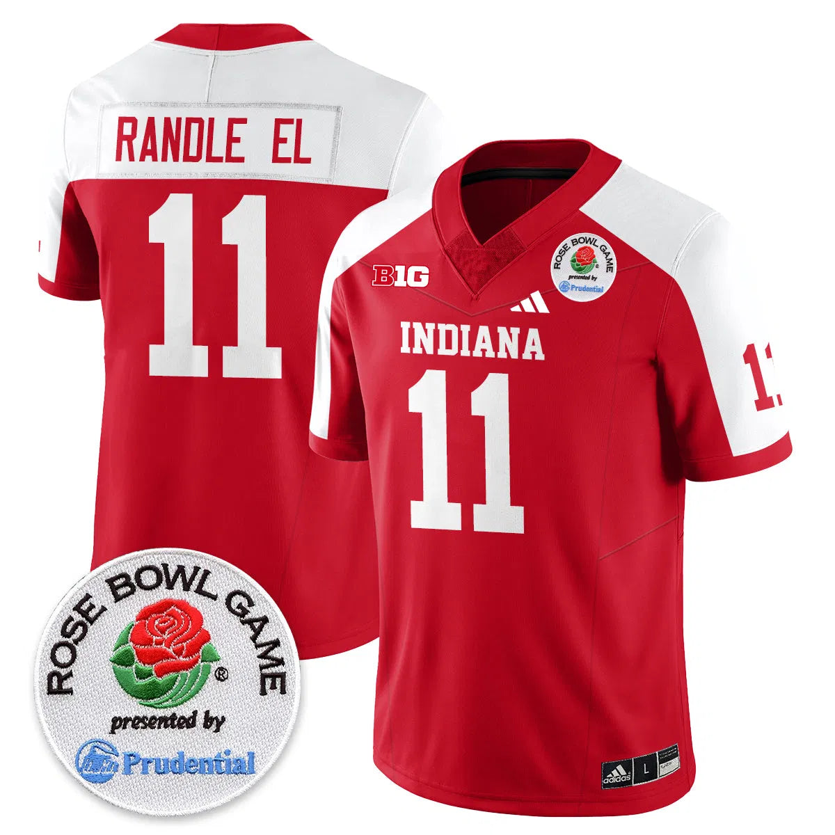Personalized IND Vapor Limited Football Jersey - Rose Bowl - Alternate / Randle El - 11 Stitched