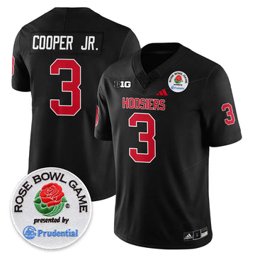Personalized IND Vapor Limited Football Jersey - Rose Bowl - Black / Omar Cooper Jr.- 3 Stitched