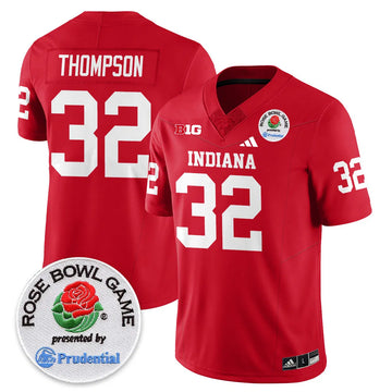 Personalized IND Vapor Limited Football Jersey - Rose Bowl - Red / Anthony Thompson - 32 Stitched