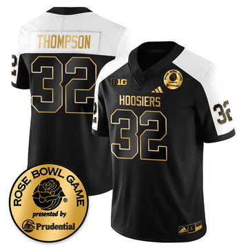 Personalized IND Vapor Limited Football Gold Jersey - Rose Bowl - Alternate / Anthony Thompson - 32 Stitched
