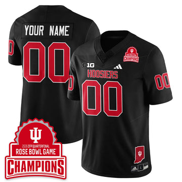 Personalized Custom IND Vapor Limited Football Jersey - Rose Bowl Champions - Black Stitched