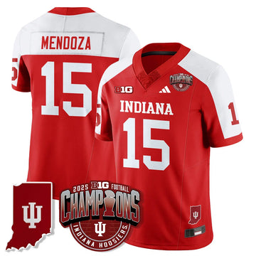 Personalized IND Vapor Limited Football Jersey - Big 10 Champions - Alternate / Fernando Mendoza - 15 Stitched