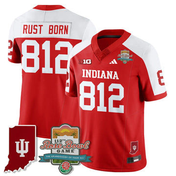 Personalized IND Vapor Limited Football Jersey - Rose Bowl 112th - Alternate / Rust Born - 812 Stitched