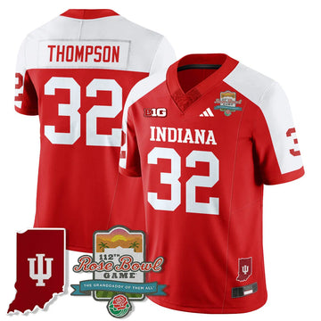 Personalized IND Vapor Limited Football Jersey - Rose Bowl 112th - Alternate / Anthony Thompson - 32 Stitched