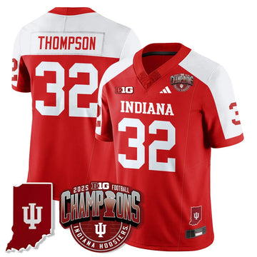 Personalized IND Vapor Limited Football Jersey - Big 10 Champions - Alternate / Anthony Thompson - 32 Stitched