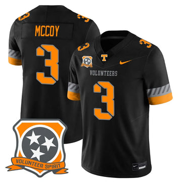 Personalized TV Football 2026 Spirit Limited Jersey - Black / Jermod McCoy Stitched