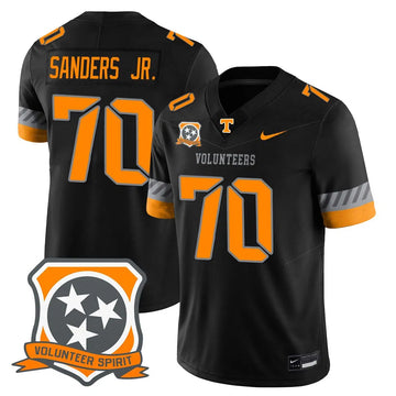Personalized TV Football 2026 Spirit Limited Jersey - Black / David Sanders Jr. Stitched