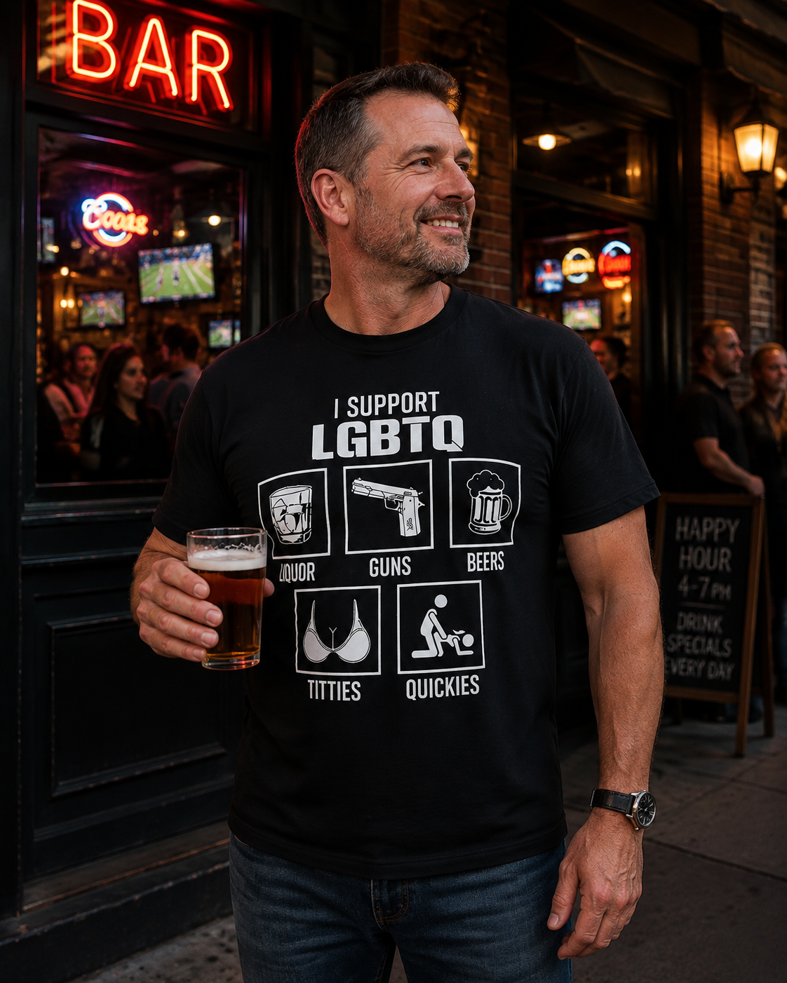 I Support LGBTQ Tshirt - Funny Tshirt