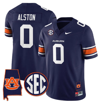 Personalized AT 2026 Alabama Patch Vapor Limited Jersey - Navy / Damari Alston Stitched