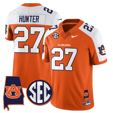 Personalized AT 2026 Alabama Patch Vapor Limited Jersey - Orange Alternate / Jarquez Hunter Stitched