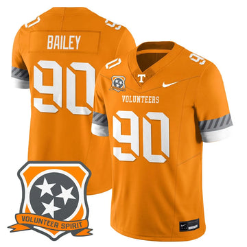 Personalized TV Football 2026 Spirit Limited Jersey - Orange / Dominic Bailey Stitched