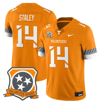 Personalized TV Football 2026 Spirit Limited Jersey - Orange / Braylon Staley Stitched