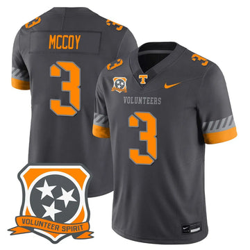 Personalized TV Football 2026 Spirit Limited Jersey - Smokey Grey / Jermod McCoy Stitched