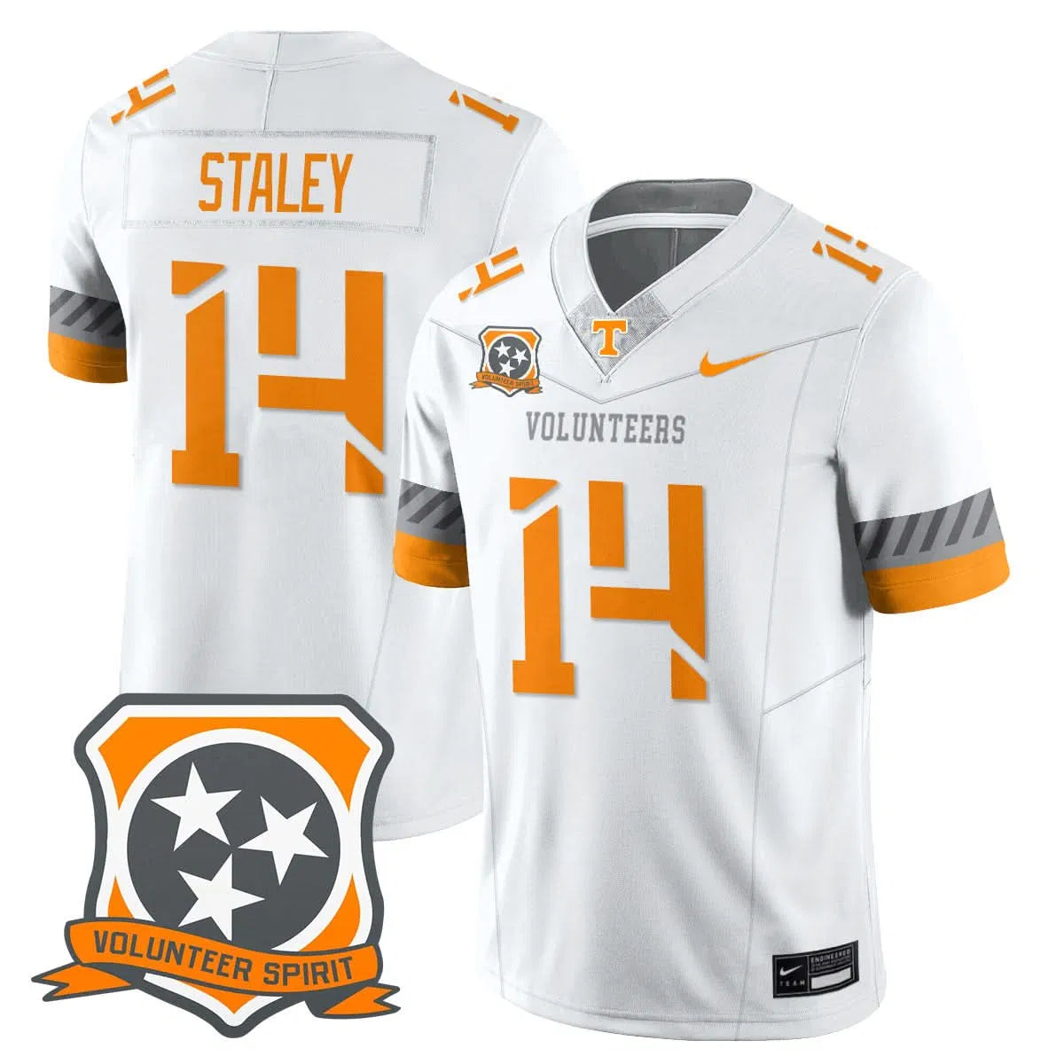 Personalized TV Football 2026 Spirit Limited Jersey - White / Braylon Staley Stitched