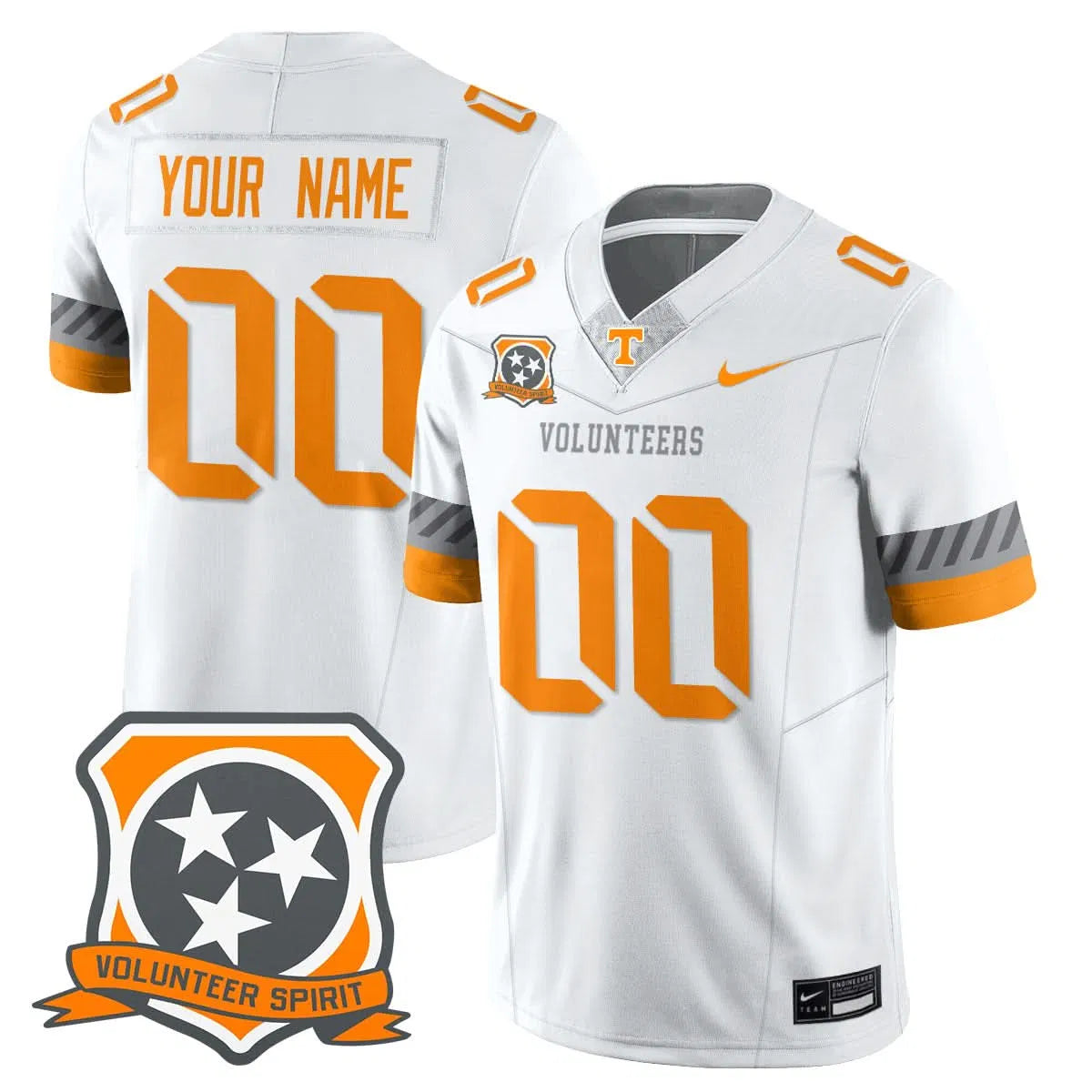 Personalized TV Football 2026 Spirit Limited Custom Jersey - White Stitched
