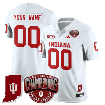 Personalized IND Vapor Limited Football Custom Jersey - Big 10 Champions - Stitched - White Stitched