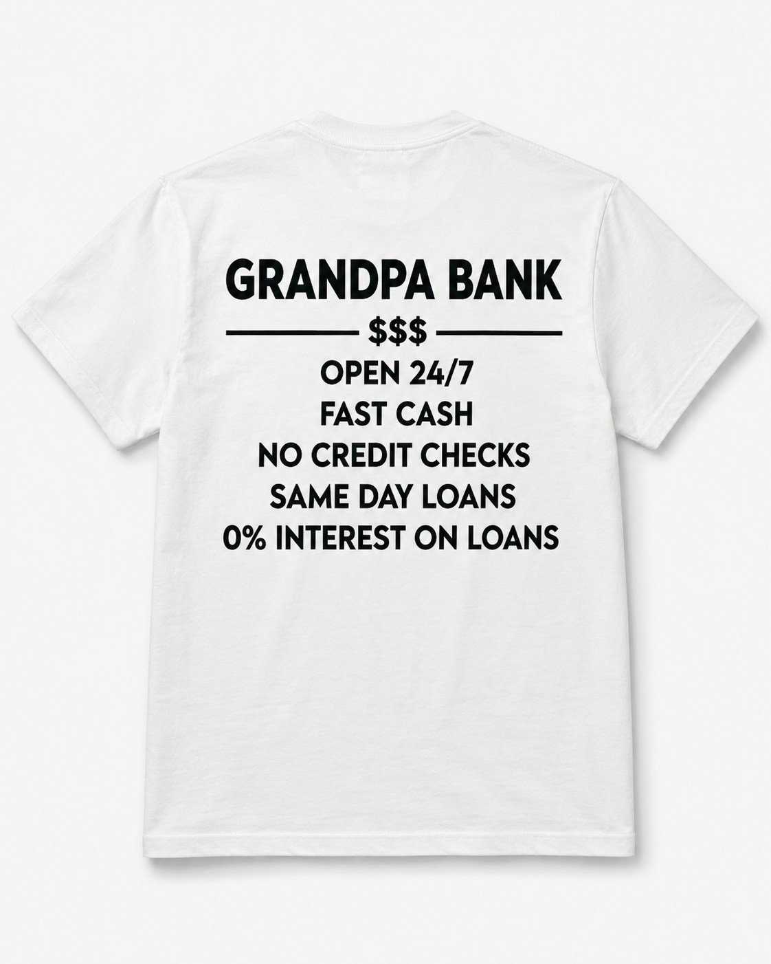 Grandpa Bank Funny T-Shirt