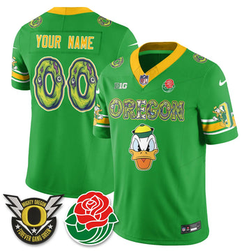 Personalized ORE Zombie Halloween Vapor Limited Custom Jersey - Stitched - Green / Your name Stitched