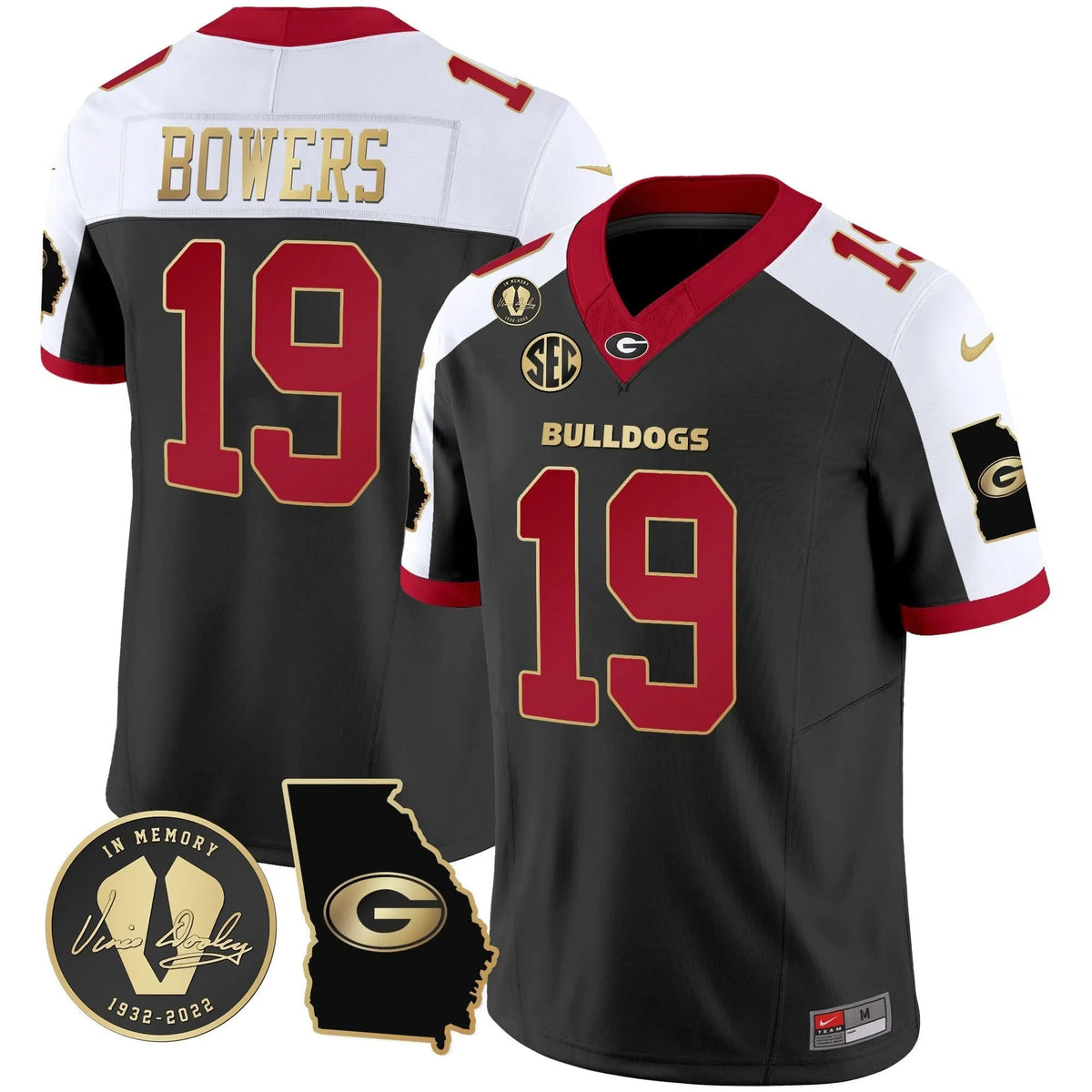 Personalized GB 2026 Vapor Jersey V3 - Georgia Map - Alternate / Brock Bowers Stitched