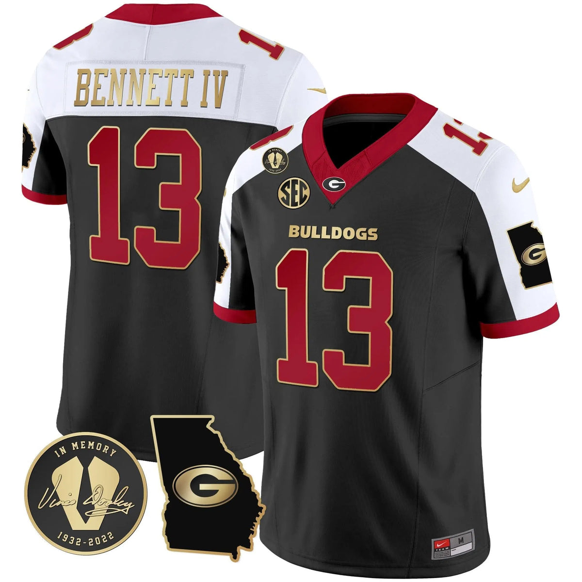 Personalized GB 2026 Vapor Jersey V3 - Georgia Map - Alternate / Stetson Bennett Stitched
