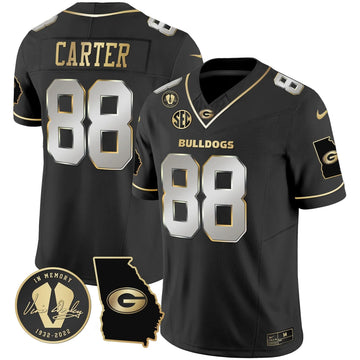 Personalized GB 2026 Vapor Jersey V3 - Georgia Map - Black Limited / Jalen Carter Stitched