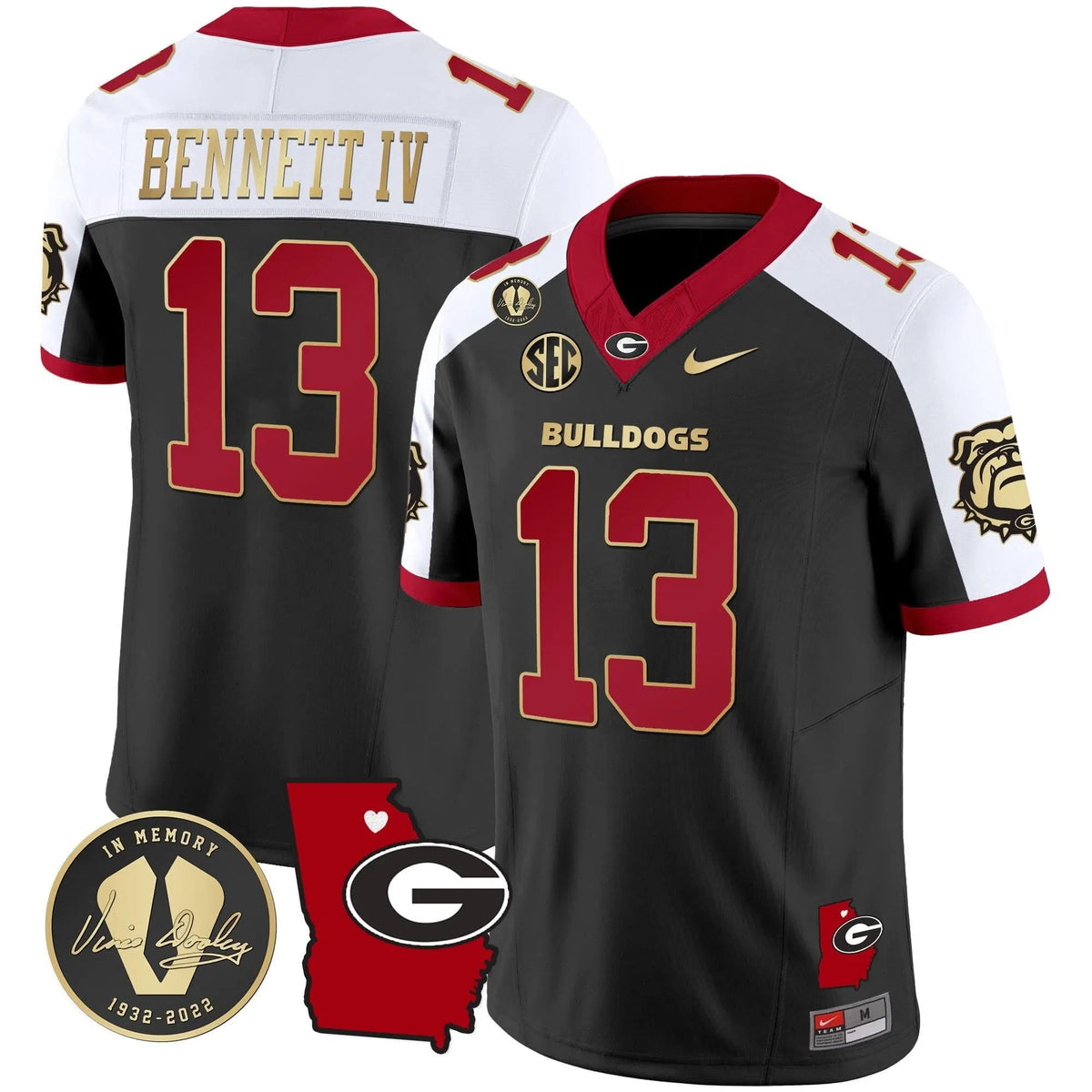 Personalized GB 2026 Vapor Jersey V4 - Georgia Map - Alternate / Stetson Bennett Stitched