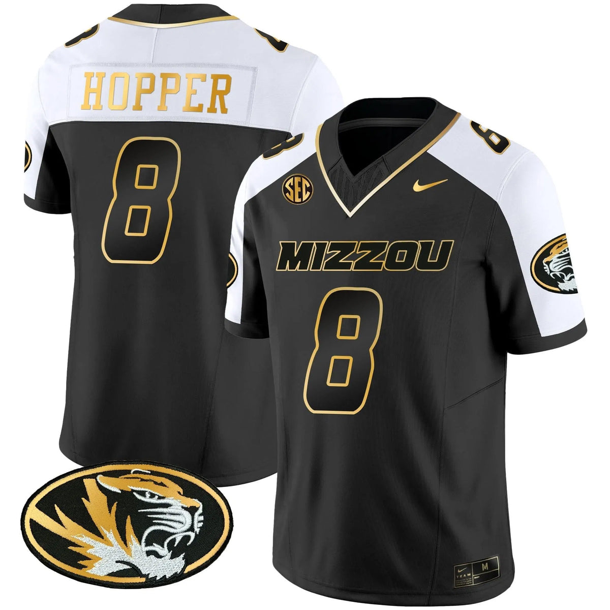 Personalized MT Gold Vapor Jersey - Alternate / Ty'Ron Hopper Stitched