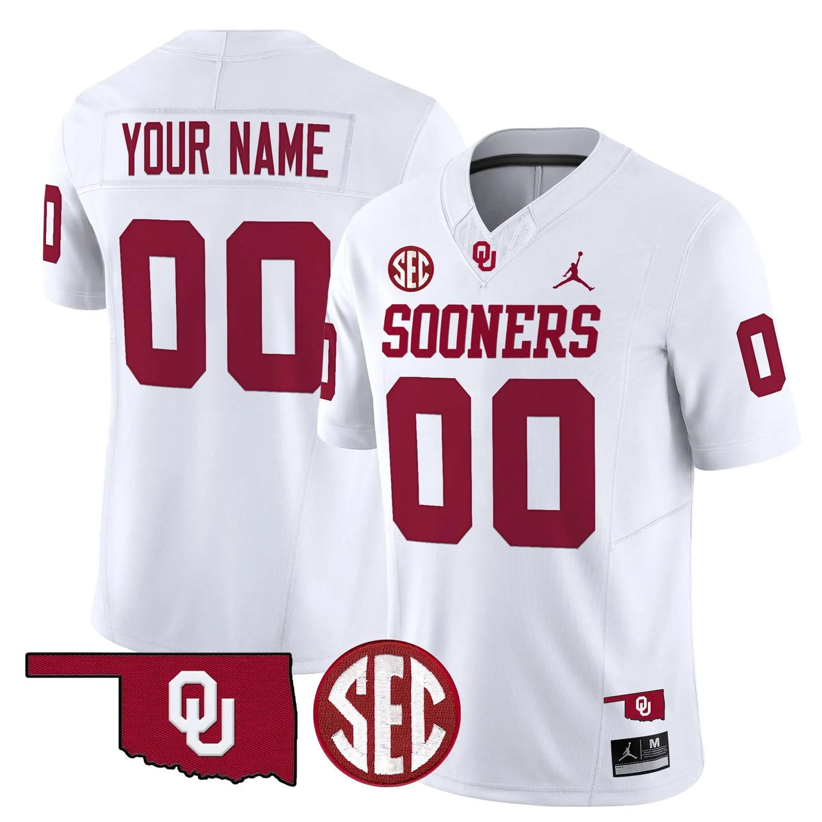 Personalized OS 2026 Vapor Limited Custom Jersey - SEC Patch - White Stitched