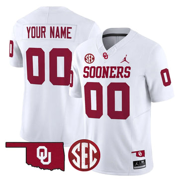 Personalized OS 2026 Vapor Limited Custom Jersey - SEC Patch - White Stitched