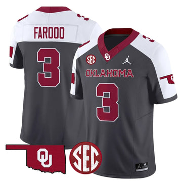 Personalized OS 2026 Vapor Limited Jersey - SEC Patch - Special Anthracite / Jalil Farooq Stitched