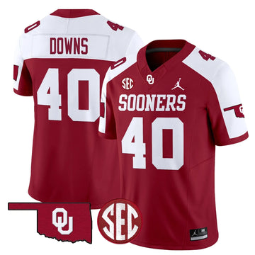 Personalized OS 2026 Vapor Limited Jersey - SEC Patch - Alternate / Ethan Downs Stitched